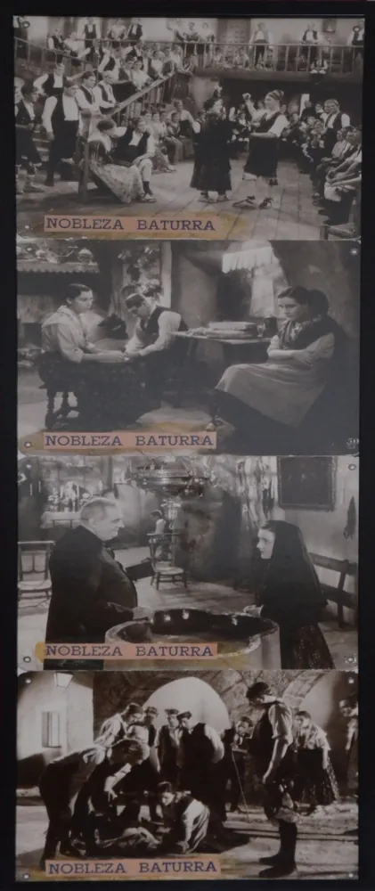 Serie promocional de escenas de Nobleza baturra (1935). Imagen histórica del Legado Imperio Argentina; copia de catálogo para revisión privada.